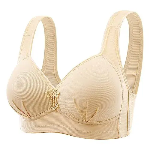 Produktbild: FJKVAVF Black of Friday Angebote 2024 Damen Bustiers Damen Grosse Grössen Sport BH Super Push Up BH Trägerlos Ohne Bügel 24 Stunden Komfort BH Unsichtbarer BH Große Brüste Meine Bestellungen Anzeig