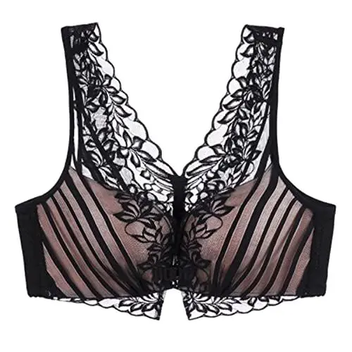 Produktbild: FJKVAVF Black of Friday Angebote 2024 Damen Damen BHS Grosse Groessen Sport Bustier Damen Schwarz BH Damen Mit Bügel 90 B Comfy Bra Push Up BH BH Grosse Brueste Push Up Damen Mode Sale Sale