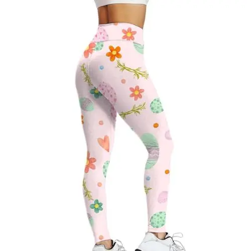 Produktbild: FJKVAVF Black of Friday Angebote 2024 Damen Leggins Sport Damen Mit Tasche Sportleggins Damen Gr 46 Leggings Dicker Stoff Damen Bauchweg Strumpfhose Braun Sport Leggings Damen S Mein Bestellung Sale