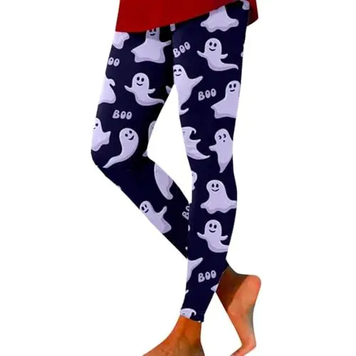 Produktbild: FJKVAVF Black of Friday Angebote 2024 Damenmode Leggings Damen Schwarz Mit Muster Thermoleggings Damen 46 Leggings Damen Scrunch Butt Thermo Leggings Damen Gefüttert XXL Letzte+Bestellung
