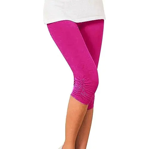 Produktbild: FJKVAVF Black of Friday Angebote 2024 Kleidung Leggings Damen Schwarz Eng Leggings 3/4 Damen Spitze Sport Outfit Damen 80Er Thermo Leggings Mädchen 170 Meine Bestellungen Anzeigen