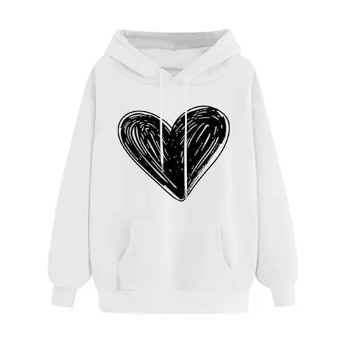 Produktbild: FJKVAVF Black of Friday Angebote 2024 Kleidung Pullover Damen Elegant Festlich Sweatshirt Cropped Damen Teenager Second Hand Kleidung Oberteil Festival Damen Mein Bestellung Anzeigen