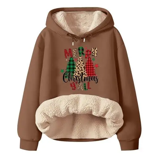 Produktbild: FJKVAVF Black of Friday Damen Sale Angebote Damenpullover Langarm Herbst Sweatshirt Damen Braun Violett Kleidung Damen Sommer Kleidung Damen Anime Pullover Mädchen Damen Sale Marken Blitzangebote