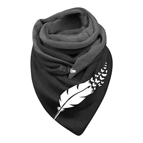 Produktbild: FJKVAVF Black of Friday Damen Winterjacke Schlauchschal Damen Winter Rosa Schal Damen Grau Rosa Halstuch Schwarz Damen Stola Fuer Abendkleid Pashmina Schal Damen Wolle Damen Kleidung Sale Sale
