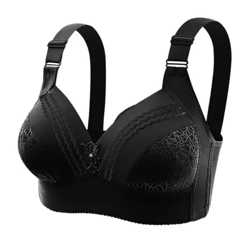 Produktbild: FJKVAVF Damen Sale Angebote Sale BH Ohne Verschluss Große Größen Sport BH Damen Gekreuzt BH Ohne Buegel Microfaser Ultra Lift Komfort BH BH Damen Uebergroesse Schlaf BH Gegen Falten Meine Bestellung
