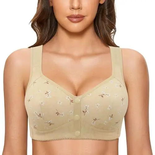 Produktbild: FJKVAVF Damenmode Black of Friday Damen BH Grosse Grössen Ohne Bügel Sport BH Damen Starker Halt BH Damen Ohne Bügel 75D Comfort BH Ohne Haken Sommer BH Große Brüste Damenmode Sale Marken Elegant
