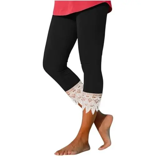 Produktbild: FJKVAVF Winterjacke Damen Black of Friday Warme Leggings Winter Damen Braune Thermo Leggings Damen Sport Leggings Damen 3/4 Bunt Thermo Leggings Herren Fussball Damen Große Größen Sale