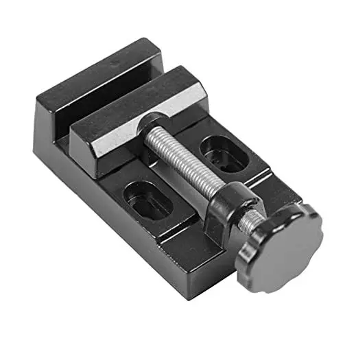 Produktbild: Flachklemme, Mini Schraubstock, Aluminiumlegierung Flachschraubstock, Universal Mini Bohrmaschine Schraubstock Öffnung Parallel Tisch Schraubstock DIY Skulptur Handwerk Schnitzwerkzeug Feste Objekte