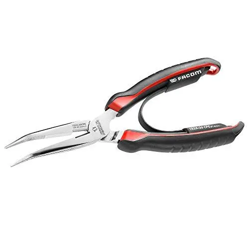 Produktbild: Flachrundzange 40Grad gebogen 200mm