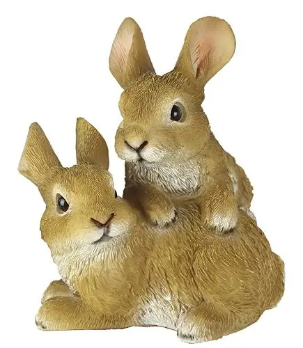 Produktbild: Flair Flower Dekofigur Hase aus Kunststein, 17 cm