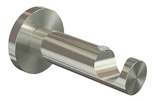 Produktbild: Flairdeco Träger offen für 20 mm Ø Gardinenstange, 1-läufig, Metall, Edelstahl-Optik