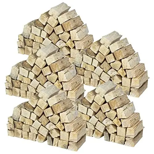Produktbild: Flameup Brennholz Kiefer, Kaminholz ohne Rinde, 5-500kg Kiefernholz, Feuerholz für Ofen, Kamin, Kaminofen, Feuerschale, Grill, Holzscheite 25 cm, getrocknet, Menge:150 kg