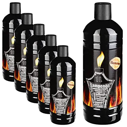 Produktbild: Lampenoel Lampenöl Petroleum Lampe Garten Oel Fackeln Fackel Laterne Öl Innen Camping 6 Liter Flasche Outdoor Oil Öllampe flüssig Gartenfackel Flameup