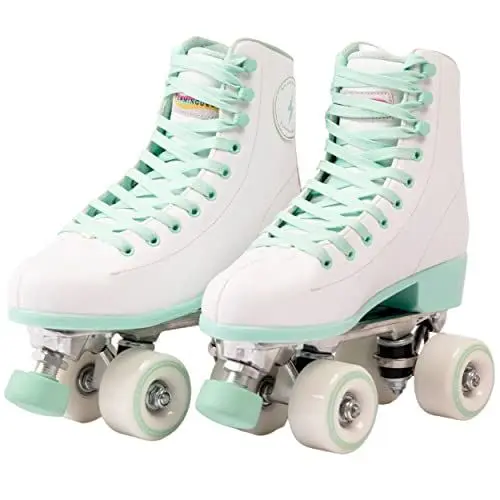 Produktbild: Flamingueo Rollschuhe - Roller Skates, Rollschuhe Damen, Räder 80A, Roller Erwachsene, Rollerskates Damen, Rollschuhe Herren, Größe 41 EU
