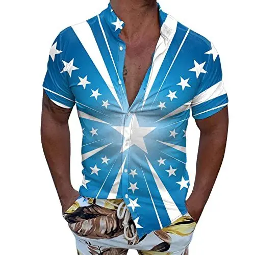 Produktbild: flanellhemden Herren sportshirts Herren Baumwolle Herren Shirts Kurzarm Polo leichtes Hemd Herren Sommer Herren Luxus - Casual Shirt holzfeller Hemden gefüttert Herren Uebergroesse