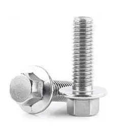 Produktbild: Flansch Sechskantschraube, 10pcs M8 Schraube mit Flansch, 304 Edelstahl Sechskant Kopf Schrauben, Scheibe Befestigungen Flanschschrauben(M8X25)