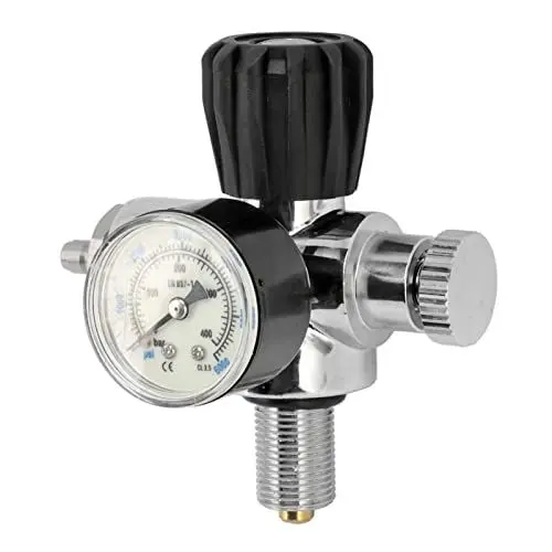 Produktbild: Qcwwy Flaschen, M18 X 1,5 Tauchflaschen-Manometer, Doppelskala, Leuchtendes Messgerät, 6000 Psi, 400 Bar, Tauchflaschen-Manometer