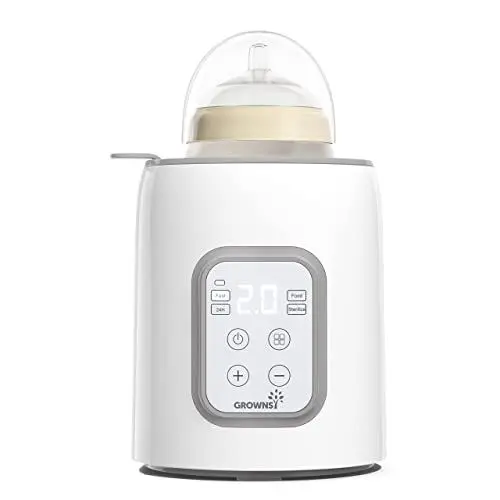 Produktbild: Flaschenwärmer, GROWNSY 8-in-1 schneller Babymilchwärmer mit Timer für Muttermilch oder Formula, genaue Temperaturkontrolle,mit Auftau,Sterilisier,Aufbewahrungs,Erwärmungsfunktion für Babykostgläser