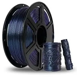 Produktbild: FLASHFORGE PETG Filament 1.75mm, Chamäleon Farbverschiebung 3D Drucker Filament, ändert Farbe mit Licht und Winkel, 1KG Spule (2.2lbs), Maßgenauigkeit±0.02 mm, Premium PETG Filament (Burnt Titanium)