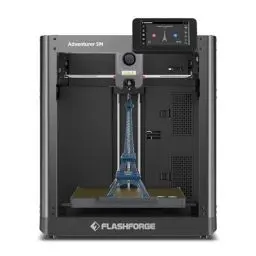 Produktbild: Flashforge Adventurer 5M 3D-Drucker, 3D-Drucker, hohe Geschwindigkeit, 600 mm/s, mit automatischer Upgrade, Schnellwechseldüse und PEI-Platte, 220 x 220 x 220 mm