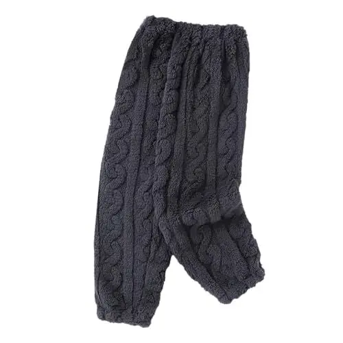 Produktbild: Fleece Pyjama Hose Kinder Kleinkind Baby Einfarbig Flanell Schlafanzughose Kuschelig Winterhose Weich Bequem Jogginghose Plüschhose Flauschige Thermohose Kinder Basic-Hosen für Mädchen und Jungen
