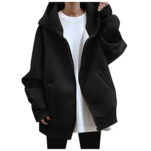Produktbild: Fleecehemden Damen Sale Hässlicher Weihnachtspullover Damen Uebergangsjacke Oversize Damen Pullover Weihnachten Baumwolle Bunt Gestreiftes Oberteil Oversize Hoodie Gruen Neon Hoodie Damen Sale