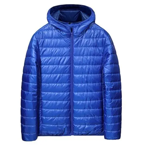 Produktbild: Fleecejacke Herren Manner Jacke 134 Reflektierende Jacke Herren Sweatjacke Shiny Puffer Jacket Herren Winterjacke 128 Manner Trainingsjacke Herren Retro Friday Black Angebote