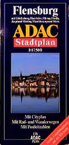Produktbild: Flensburg, GPS-genau. ADAC Stadtpläne Deutschland: Mit Glücksburg, Harrislee, Hürup, Husby, Jarplund-Weding, Maasbüll, Munkbrarup, Ringsberg, Tastrup ... u. großer Umgebungskte. GPS-genau