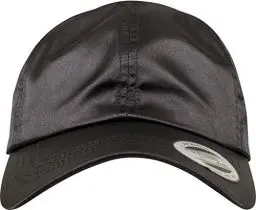 Produktbild: Flexfit Low Profile Satin Cap Unisex Kappe für Damen und Herren aus glänzendem Satin Stoff