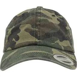 Produktbild: Flexfit Unisex 6245CW-Low Profile Washed Cap Kappen, Wood camo, one Size