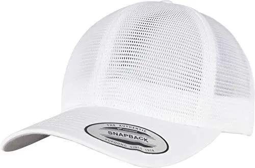 Produktbild: Flexfit Unisex 6360-360° Omnimesh Cap Baseballkappe, White, one Size