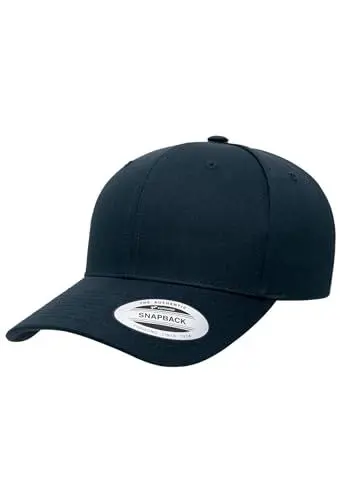 Produktbild: Flexfit Unisex 6389-Retro Cotton Blend Snapback Baseballkappe, Navy, one Size