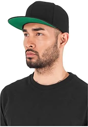 Produktbild: Flexfit Unisex Classic Snapback Cap Kappe, Schwarz, Einheitsgröße EU