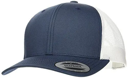 Produktbild: Flexfit Unisex Retro Trucker 2-Tone Baseballkappe, Blickdicht, NVY/wht, one Size