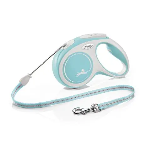 Produktbild: flexi Rollleine New Comfort -M - Seil 5 m, hellblau