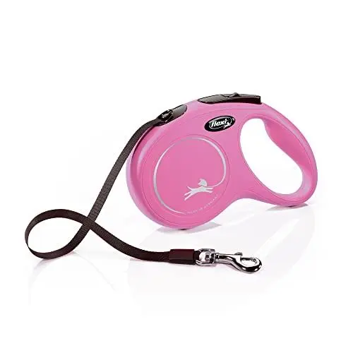 Produktbild: flexi® Classic M Gurt 5 m pink, Roll-Leine für Hunde bis 25 kg