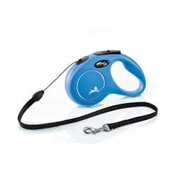 Produktbild: flexi® Classic S Seil 5 m blau, Roll-Leine für Hunde bis 12 kg