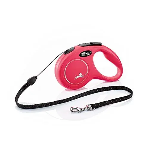 Produktbild: flexi® Classic S Seil 5 m rot, Roll-Leine für Hunde bis 12 kg