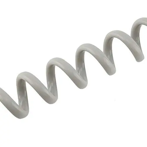 Produktbild: Flexibler Duschschlauch aus ABS-Feder für Wasserleitungen, WC, Bidet, Sprühpistole, Badezimmer (Grau 0,4 x 0,2 mm)