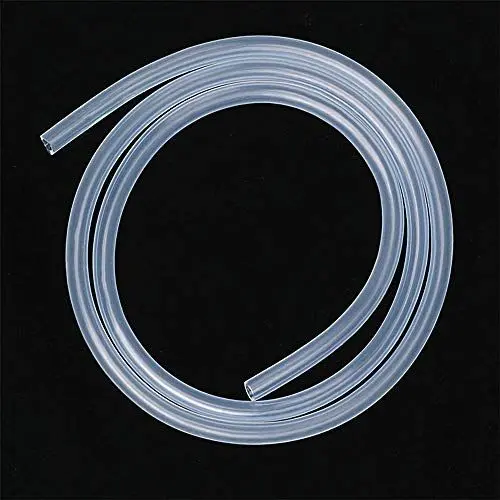 Produktbild: Flexibler Silikonschlauch Länge 1m 5x9 mm Innen- und Außendurchmesser Silikonschlauch Transparent für Wasserschlauch Luftschlauch Schlauch Benzinschlauch