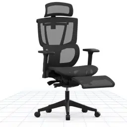 Produktbild: FLEXISPOT Ergonomischer Bürostuhl Schreibtischstuhl Verstellbarer Lendenstütze 4D-Armlehnen 2D-Kopfstütze Atmungsaktiver Sitz höhenverstellbarer Belastbar bis 130 kg Arbeitsstuhl C7B-AIR PRO,Schwarz