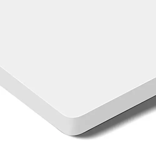 Produktbild: FLEXISPOT Tischplatte 180x80 cm, 25 mm stark – Einteilige Schreibtischplatte, DIY Bürotischplatte – Ideal für höhenverstellbare Schreibtische (Weiß)