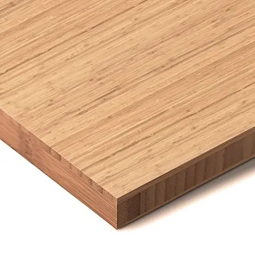 Produktbild: FLEXISPOT stabile Tischplatte 160x80 cm 1,9 cm stark - DIY Schreibtischplatte Bürotischplatte Spanholzplatte (Bambus, 160 x 80 cm)