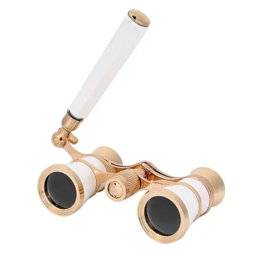 Produktbild: Opera Fernglas-Teleskop 3X25 Tragbar für Frauen, Mädchen, Theater (Weiß)