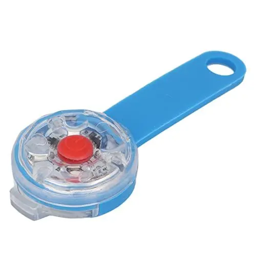 Produktbild: flexman LED Hundelicht, Tragbarer USB Wiederaufladbarer IPX7 Wasserdichter, Langlebiger Anhänger, 3 Lichtmodi, Hundehalsband Licht für Haustiertasche, Fahrrad, Haustierhalsband, Nachtszenen (Blau)