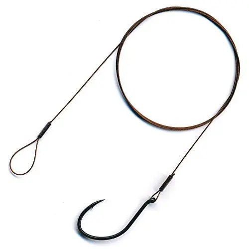 Produktbild: Flexonit Unisex – Erwachsene 10C4050801030634C10 Stahlvorfach mit VMC Haken-7x7 Masterserie 40cm 0,36mm Hakengröße 2/0, Bunt, Normal