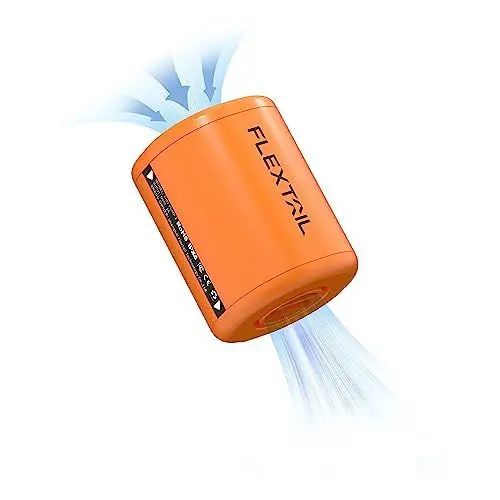Produktbild: FLEXTAILGEAR Tiny Pump 2, elektrische Luftpumpe mit 1300 mAh Akku, tragbare kompakte Minipumpe, über USB wiederaufladbar zum Aufblasen/Entleeren, Luftmatratzen, Schwimmringe, Vakuumbeutel