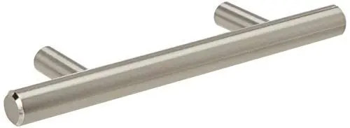 Produktbild: Flexzion 5 Stück Schrankgriffe, Möbelgriffe - 18cm, 128mm Bohrlochabstand Griffe für Küchenschränke, Solide Küchengriffe aus gebürstetem Edelstahl, Küchenschrank Türgriffe, Schubladengriffe, Silber