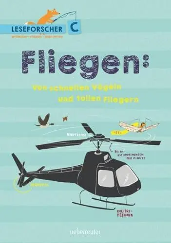 Produktbild: Fliegen: Von schnellen Vögeln und tollen Fliegern: Leseforscher ABC