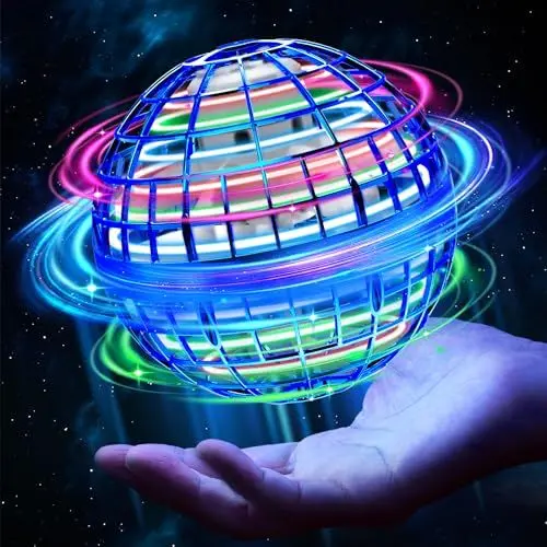 Produktbild: Fliegender Ball,Magic Flying Orb Ball,Hand Controlled Hover Ball Schwebender Ball mit LED Licht Flying Spinner Mini Drohne Für Kinder Geschenke Für Jungen Mädchen Indoor Outdoor
